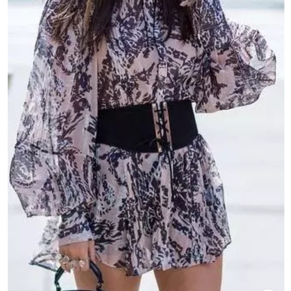 🍒NWT🍒 UO SATIN LACE UP CORSET BELT - Picture 6 of 8